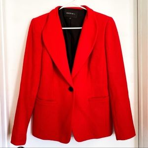 Lafayette 148 Red Wool Blazer 6